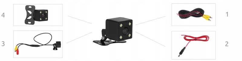 ISO 8827 Spätná cúvacia kamera