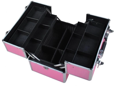 ISO XL 749 Kufřík kosmetický růžový