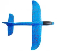 Kruzzel 9137 Penové Hádzacie Lietadlo 37cm modré