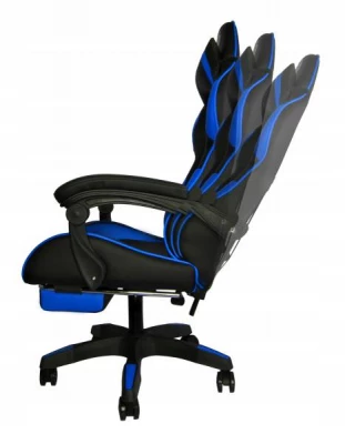 Dunmoon 8978 Herná stolička čierno modrá