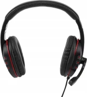 ISO 8481 Herní sluchátka s mikrofonem černá