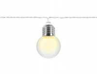 ISO 8623 LED světelný řetěz žárovky teplá bílá 20ks 