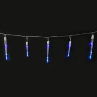 GT E23A Vianočné LED osvetlenie cencúle 20ks modrá 6m