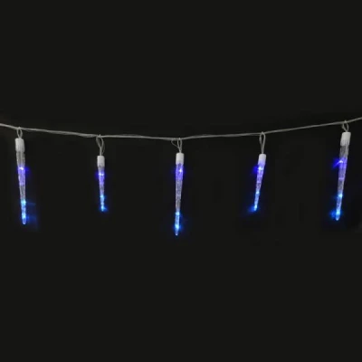 GT E23A Vianočné LED osvetlenie cencúle 20ks modrá 6m