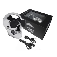 GT K19H Bluetooth reproduktor Lebka 5W stříbrná