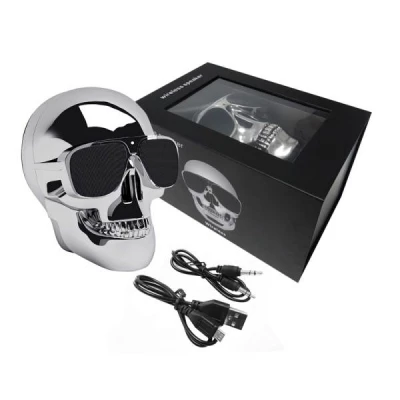 GT K19H Bluetooth reproduktor Lebka 5W stříbrná