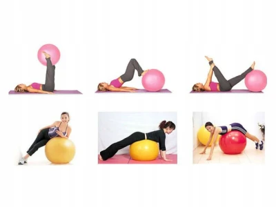 Verk Gymnastický míč 65cm stříbrná
