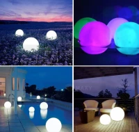 ISO 30 cm LED koule, 16 LED, RGB, baterie