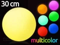 ISO 30 cm LED guľa, 16 LED, RGB, batérie