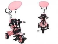 Malatec Tříkolka s vodící tyčí Pink