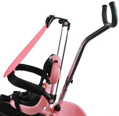 Malatec Tříkolka s vodící tyčí Pink