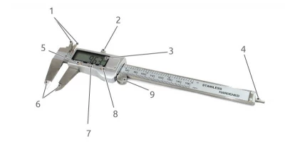 ISO 1159 Posuvné měřítko elektronické 150mm