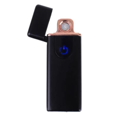 KIK Luxusní elektronický USB zapalovač černá