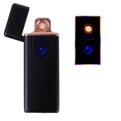KIK Luxusní elektronický USB zapalovač černá
