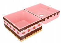Kruzzel 9355 Dřevěný box plný sladkostí na hraní 