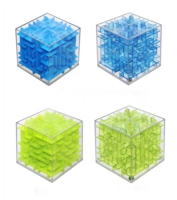 KIK 3D Kostka Labyrint Color
