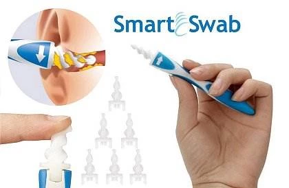 Verk 15630 Špirálový čistič uší s nadstavcami Smart Swabi