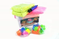 PlaySand Magický tekutý písek 2000g + formičky + pískoviště - Bazar
