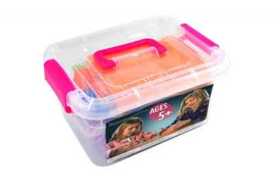 PlaySand Magický tekutý písek 2000g + formičky + pískoviště - Bazar