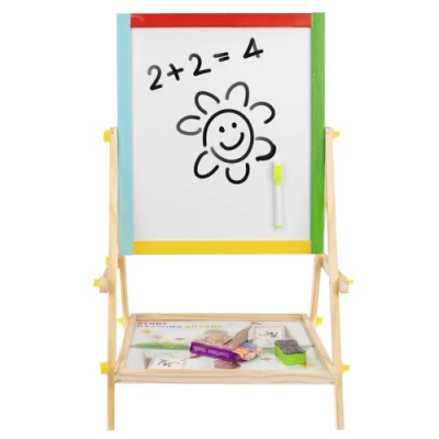 Kruzzel 8905 Multifunkčná obojstranná tabuľa pre deti 42 x 35 cm