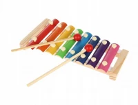 Kruzzel 9419 Sada dřevěných hudebních nástrojů pro děti 24 ks