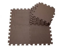 EVA Penový koberec 60 x 60 cm 1 ks hnedá