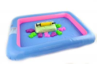 PlaySand Magický tekutý písek 1000g + formičky + pískoviště - bazar