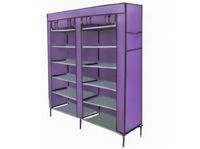 Perfect Shoe Cabinet Skládací skříň 115x30x110 fialová