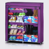 Perfect Shoe Cabinet Skládací skříň 115x30x110 fialová