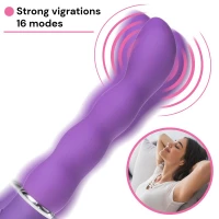 Sensual Vibrátor Fantasy bliss curved 21 cm fialová