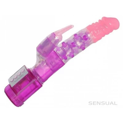 Sensual Rotační vibrátor Future drive purple 28 cm