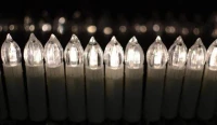 ISO Vánoční osvětlení 30 LED svíček na baterie + dálkové ovládání