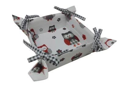 Košík 34*34 cm, sovy