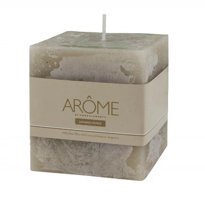 Vonná svíčka 6,8 x 7,5 cm, White jasmine & honey, 300g