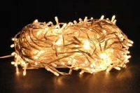 ISO Vánoční osvětlení 300 LED teplá bílá - solární napájení