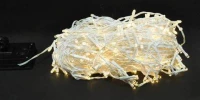 ISO Vánoční osvětlení 300 LED teplá bílá - solární napájení