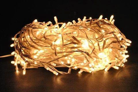 ISO Vánoční osvětlení 300 LED teplá bílá - solární napájení