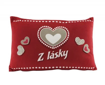 HOME ELEMENTS Polštář - Z lásky 40x25 cm