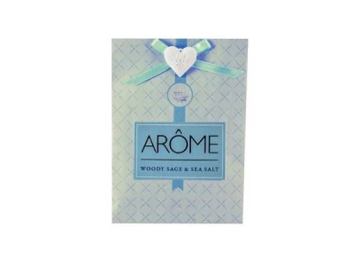 AROME Vonný sáček s háčkem na zavěšení - Woody Sage & Sea Salt - 20g