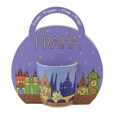 HOME ELEMENTS Hrnek porc. 300 ml, Praha budovy