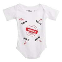 Baby Gadgets Dětské body s instrukcemi pro novopečené otce