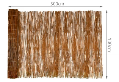 Malatec 2663 Bambusová rohož plotová 100cm x 5 m tenká