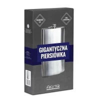 Froster Obří placatka 1.9 L stříbrná