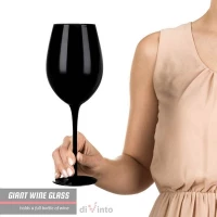 diVinto Obří sklenice na víno 870 ml černá