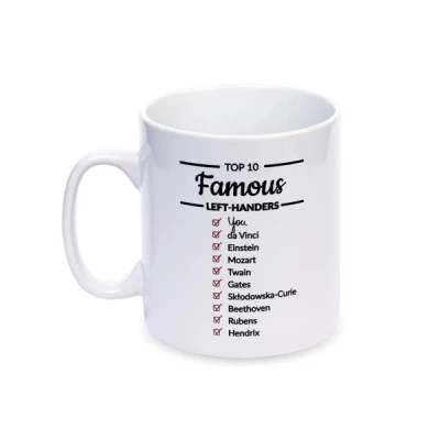 Froster Velký hrnek pro leváky 900 ml bílý