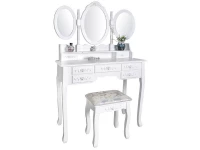 Malatec 4644 Toaletní stolek se stoličkou a zrcadlem XL