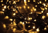 ISO Vánoční řetěz 200 LED HQ 11m - Teplá bílá