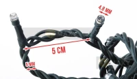 ISO Vánoční řetěz 300 LED HQ 14m - Multicolor