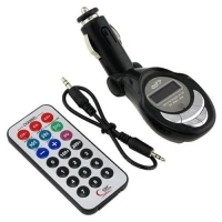 ISO MP3 / FM transmitter - přehrávač MP3 do auta