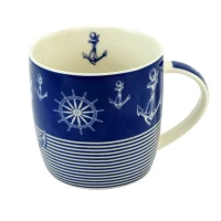 Home Elements Porcelánový hrnek, 300 ml, Námořnický